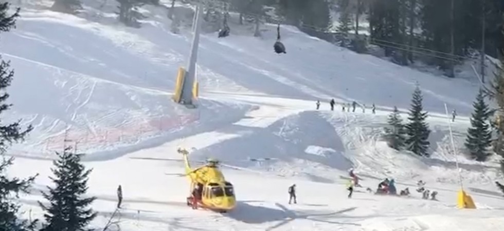 In Trentino in poche ore 12 incidenti sulle piste da sci: due persone elitrasportate in codice rosso al Santa Chiara